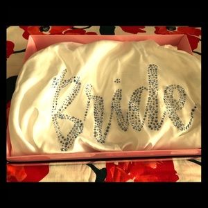 Never worn Victoria secret “Bride” robe with box!